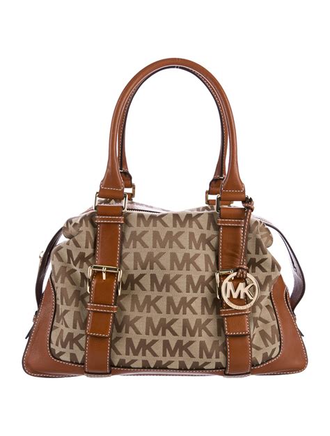 michael kors black logo handbag|michael kors logo shoulder bag.